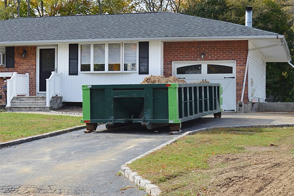 you can typically rent a residential dumpster for a period of 7 to 14 days
